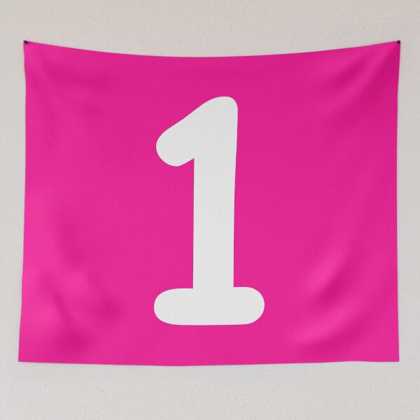 Item preview, Pink Number 1 One Funny Birthday Gift designed and sold by Shariss.