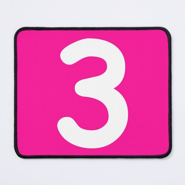 Item preview, Pink Number 3 Three Funny Birthday Gift designed and sold by Shariss.