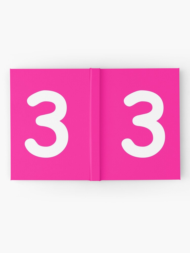 Pink Number 3 Three Funny Birthday Gift