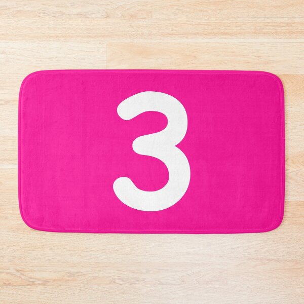 Item preview, Pink Number 3 Three Funny Birthday Gift designed and sold by Shariss.