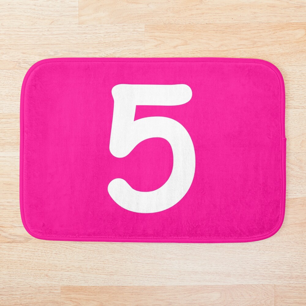 Pink Number 5 Five Funny Birthday Gift