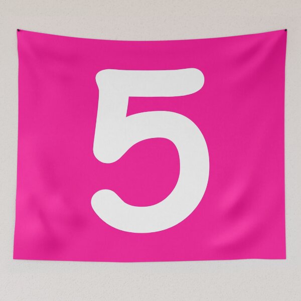 Item preview, Pink Number 5 Five Funny Birthday Gift designed and sold by Shariss.