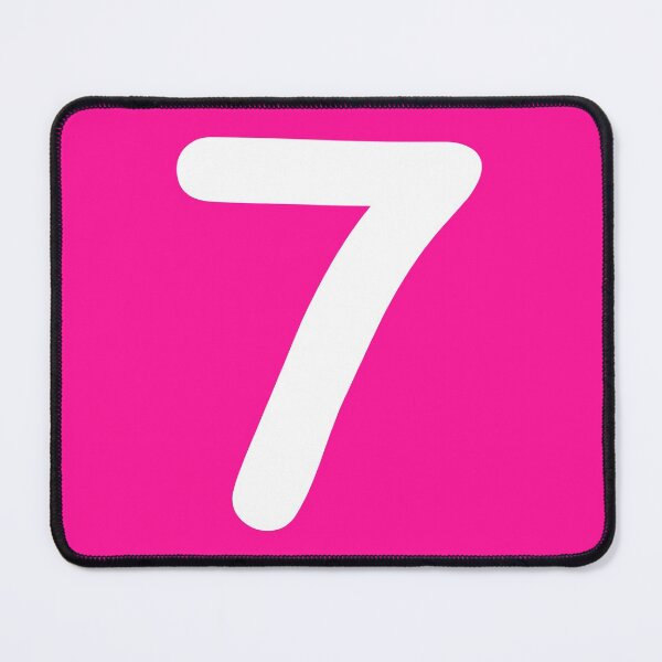 Item preview, Pink Number 7 Seven Funny Birthday Gift designed and sold by Shariss.