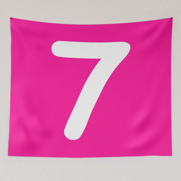 Item preview, Pink Number 7 Seven Funny Birthday Gift designed and sold by Shariss.