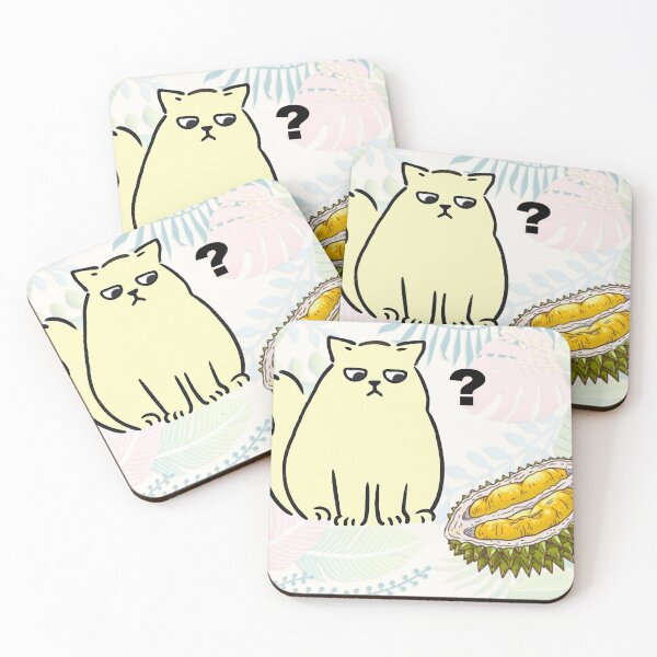 Item preview, Cat durian fruit designed and sold by NyengRepublic.