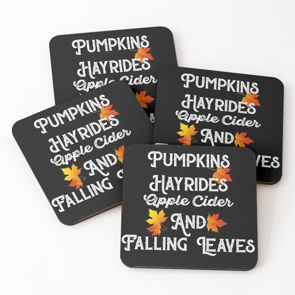 Item preview, Pumpkins Hayrides Apple Cider And Falling Leaves designed and sold by Artnight.