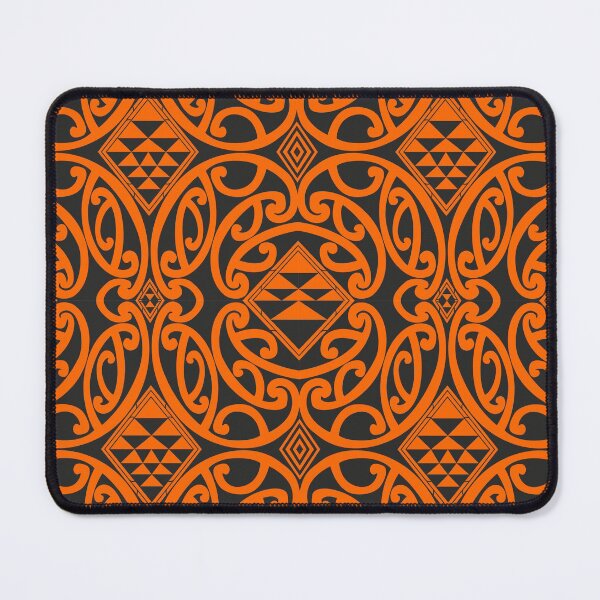 Item preview, Arai - Dark and Neon Orange Pattern designed and sold by LifeIsHecktic.