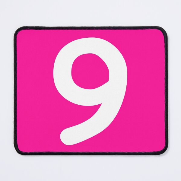 Item preview, Pink Number 9 Nine Funny Birthday Gift designed and sold by Shariss.