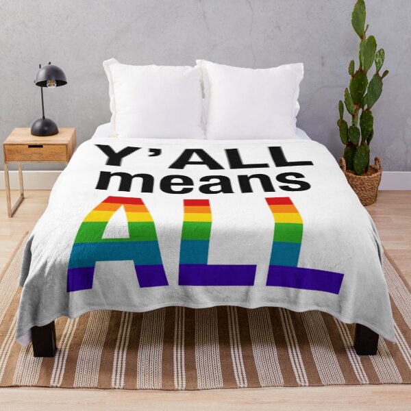 Item preview, Yall Means All LGBTQ+ designed and sold by shopVL.