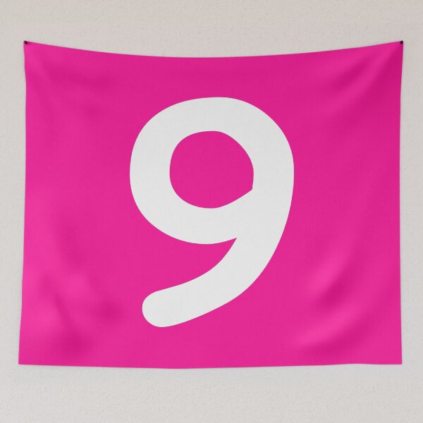 Item preview, Pink Number 9 Nine Funny Birthday Gift designed and sold by Shariss.