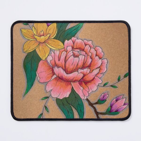 Item preview, Peony and Daffodils designed and sold by JuRoz.