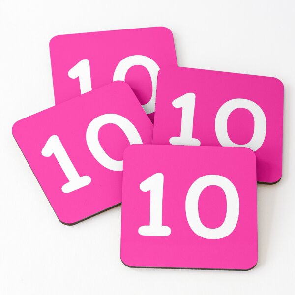 Item preview, Pink Number 10 Ten Funny Birthday Gift designed and sold by Shariss.