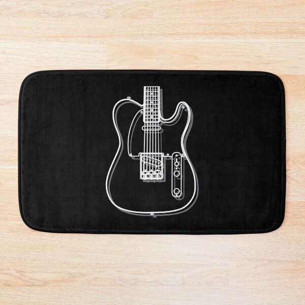Artikelvorschau, T-Style E-Gitarren Korpus Umriss Dark Theme entworfen und verkauft von nightsworthy.