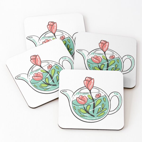 Item preview,  Glass Teapot With Water And Roses Inside designed and sold by Kaylee Nel.