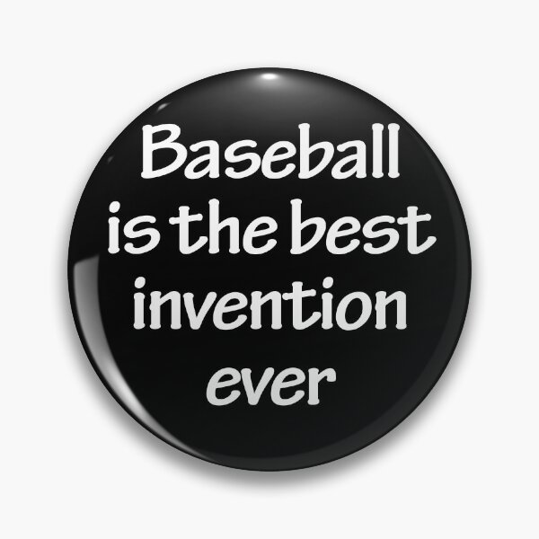 Aperçu de l'œuvre Le baseball est la meilleure invention de tous les temps créée et vendue par Nikmay Design.