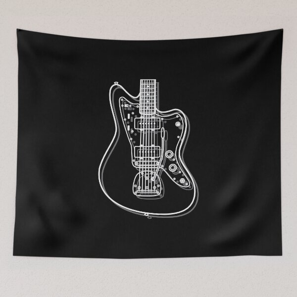 Item preview, Offset Style Electric Guitar Body Dark Theme designed and sold by nightsworthy.