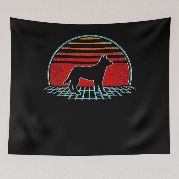 Item preview, Dingo Retro Vintage Dog Lover 80s Style Gift designed and sold by BegayStore.