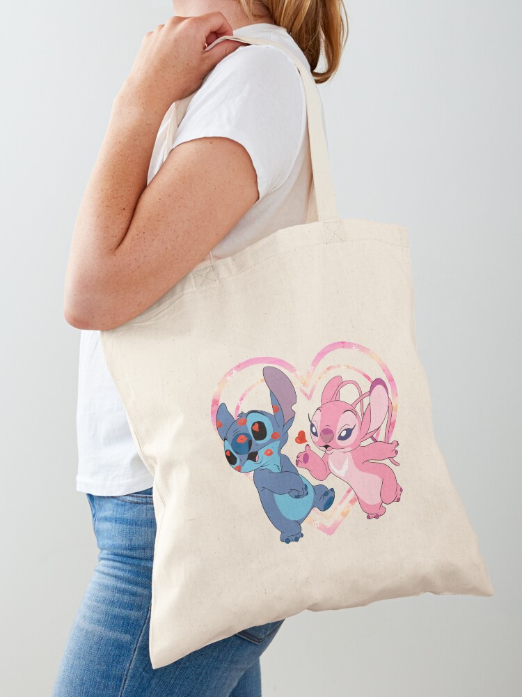 Disney Lilo and Stitch Angel Heart Kisses2 Weekender Tote Bag by