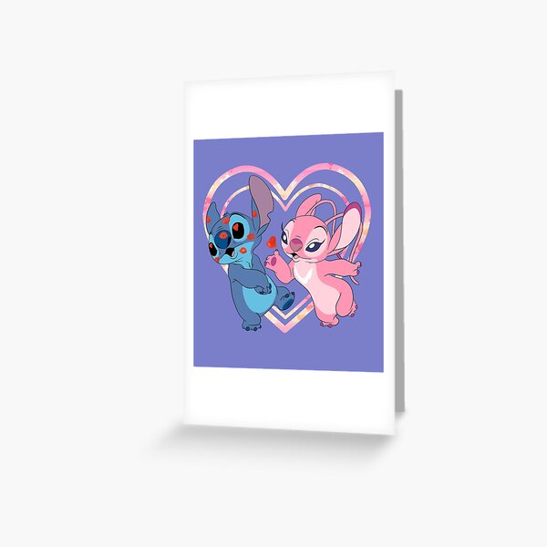 Disney - Lilo and Stitch - Plaid 100X150 cm - Stitch love kiss pink ..