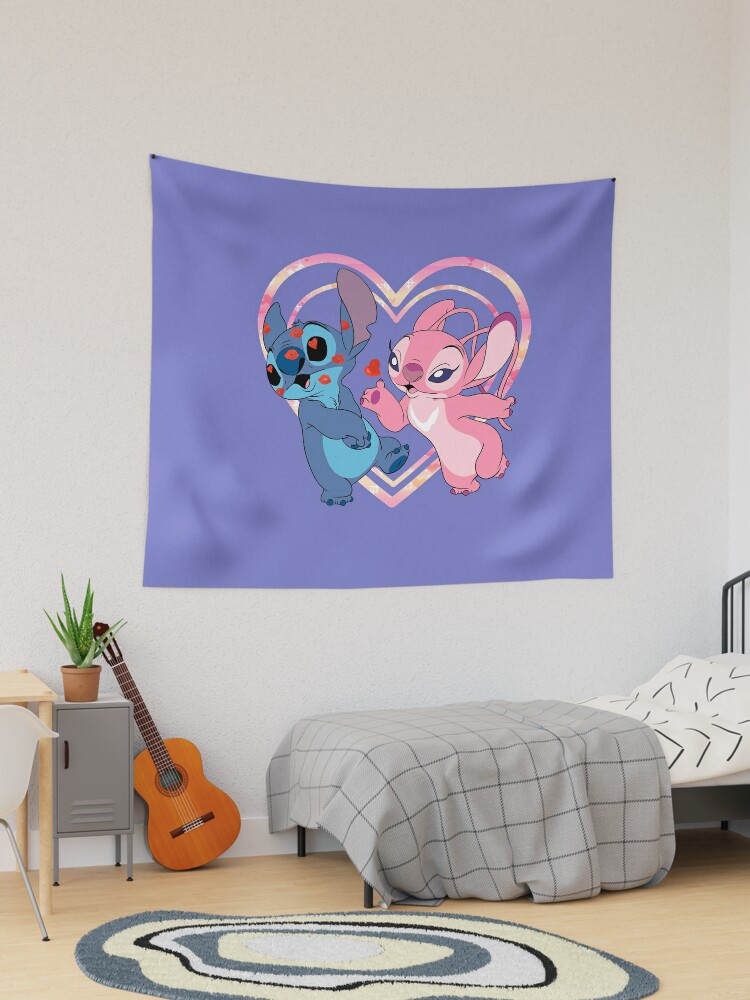 Stitch and Angel Kiss - Lilo And Stitch - Tapestry