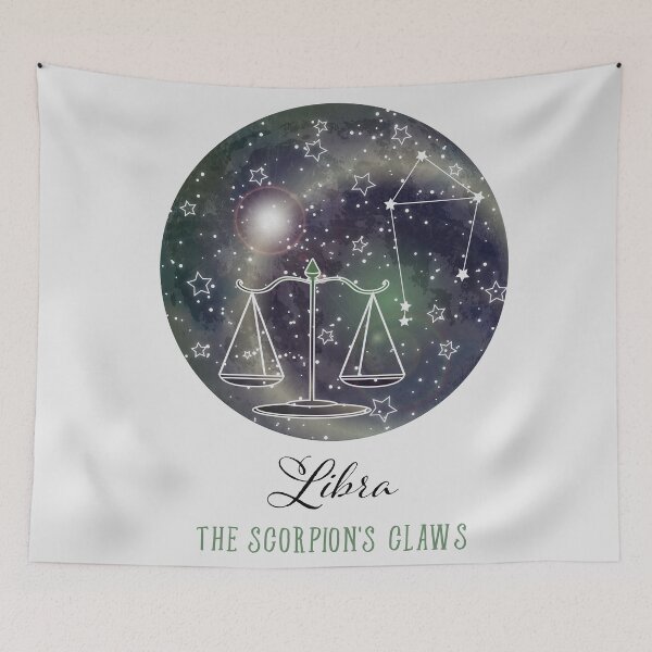 Item preview, Libra star sign October birthday constellation print Libra wall art September birthday Libra zodiac Libra gift Constellation poster Libra sticker print designed and sold by GalleryArtField.