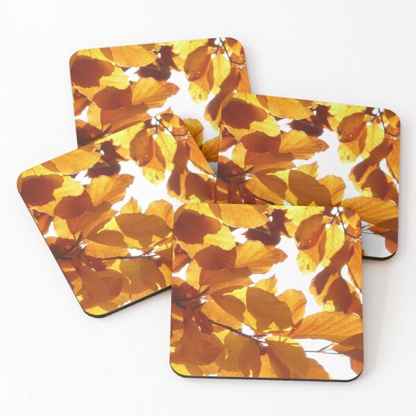 Item preview, Autumn fall brown orange yellow themed garden leaves  designed and sold by TheSeasonalYard.