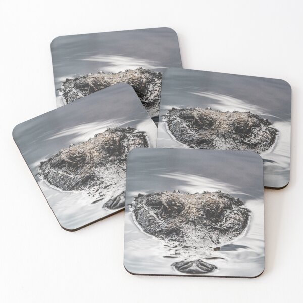 Item preview, Crocodile reaching its head out of water designed and sold by Konstantin Kowarsch.
