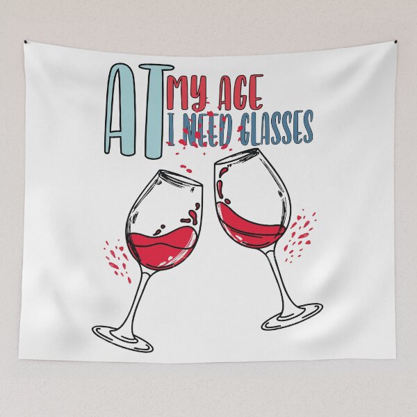 Item preview, At My Age I Need Glasses designed and sold by bahicharafe.