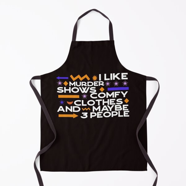 Item preview, I Like Murder Shows Comfy Clothes And Maybe 3 People Retro Design designed and sold by Norstyle.