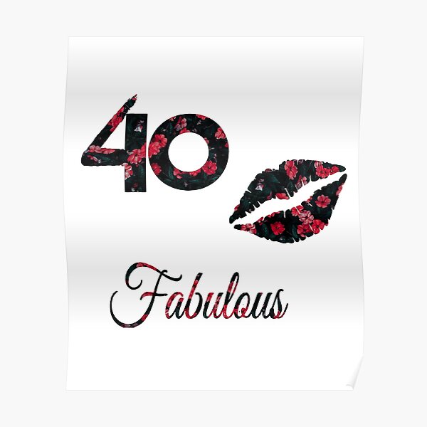 women-41-years-old-and-fabulous-happy-41th-birthday-poster-for-sale