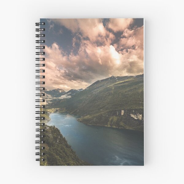 Item preview, Geiranger Fjord in Norway with Sunset scenery designed and sold by Konstantin Kowarsch.