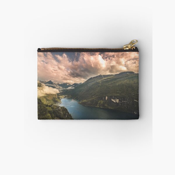 Item preview, Geiranger Fjord in Norway with Sunset scenery designed and sold by Konstantin Kowarsch.