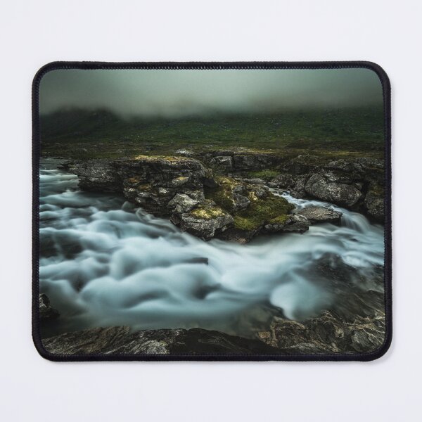 Item preview, River Long exposure photography in norwegian scenery designed and sold by Konstantin Kowarsch.