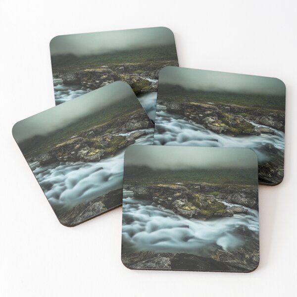 Item preview, River Long exposure photography in norwegian scenery designed and sold by Konstantin Kowarsch.