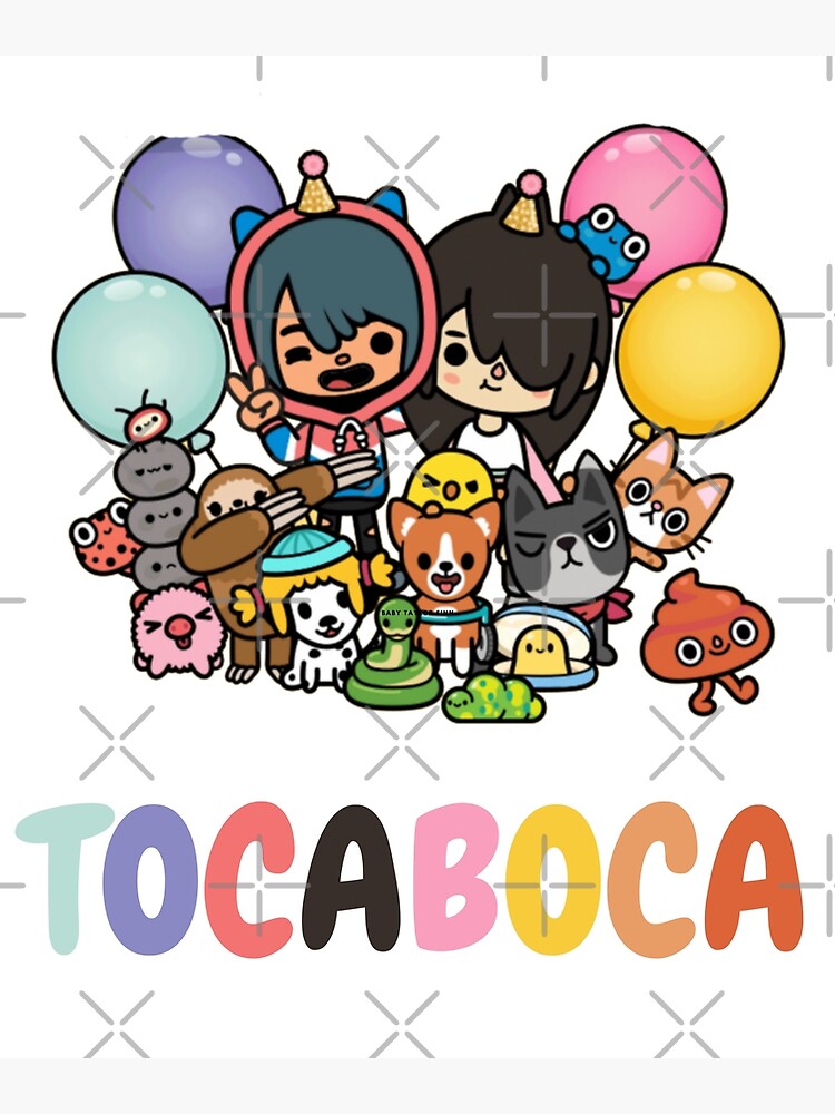 Toca Boca Characters - tpcaboca fun Greeting Card for Sale by nokenoma