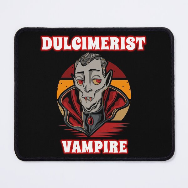 Item preview, Dulcimerist Vampire Groovy Halloween Party Retro Vintage designed and sold by ojdart.