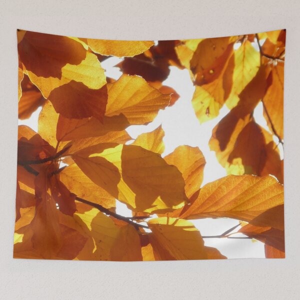 Item preview, Autumn fall brown orange yellow themed garden leaves  designed and sold by TheSeasonalYard.