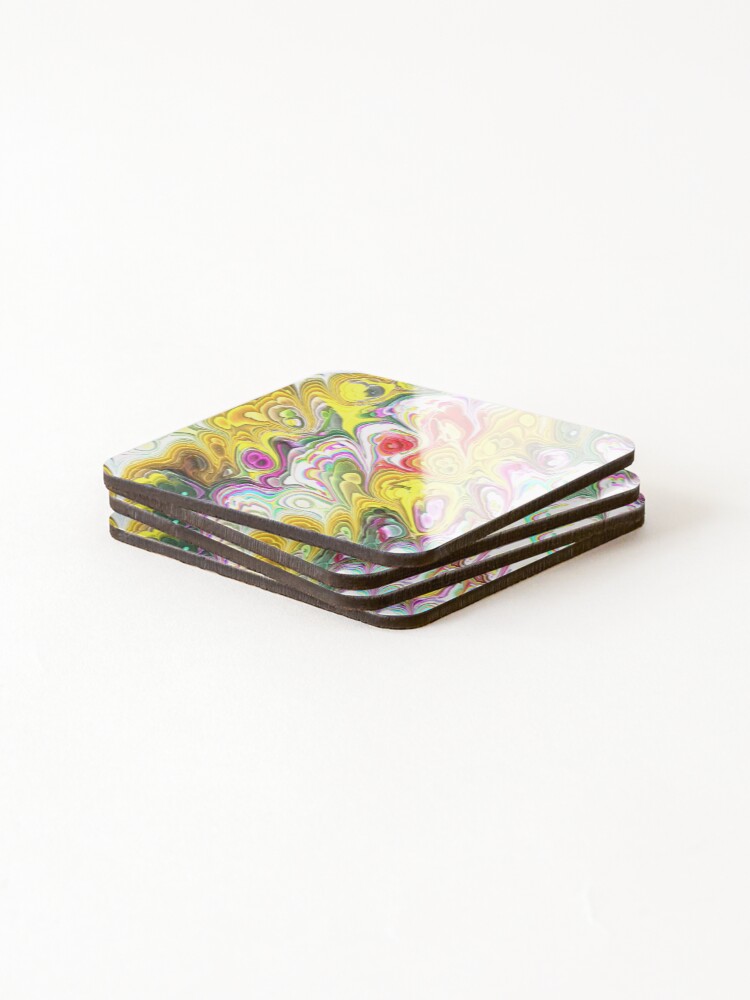 Thumbnail 4 of 5, Coasters (Set of 4), Color explosion designed and sold by RosiLorz.