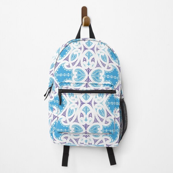 Item preview, Kowhaiwhai Miki (Light Blue and Purple) designed and sold by LifeIsHecktic.