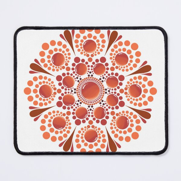 Gem Dot Mandala Mouse Pad