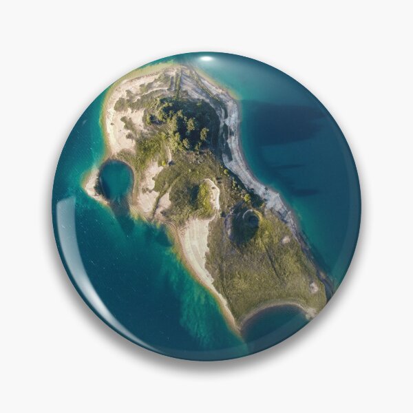 Item preview, Aerial View of an Island in Prozor Rama in Bosnia designed and sold by Konstantin Kowarsch.