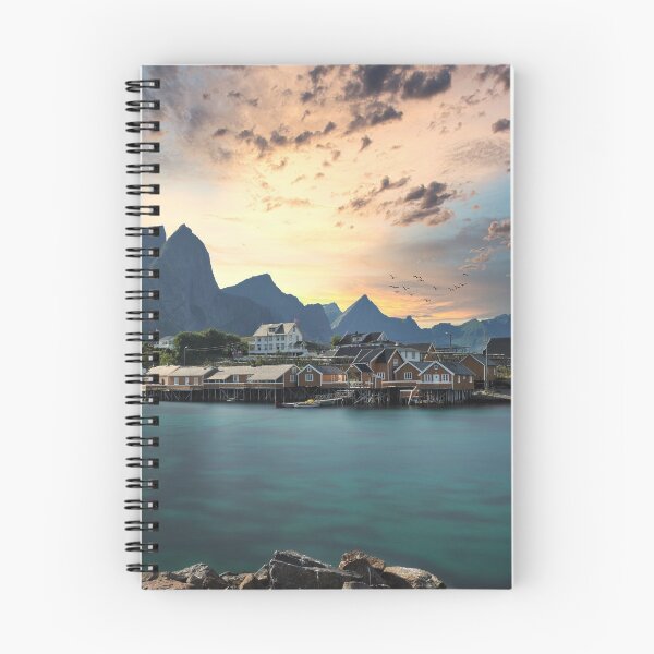 Item preview, sakrisoy fishing village lofoten norway designed and sold by Konstantin Kowarsch.