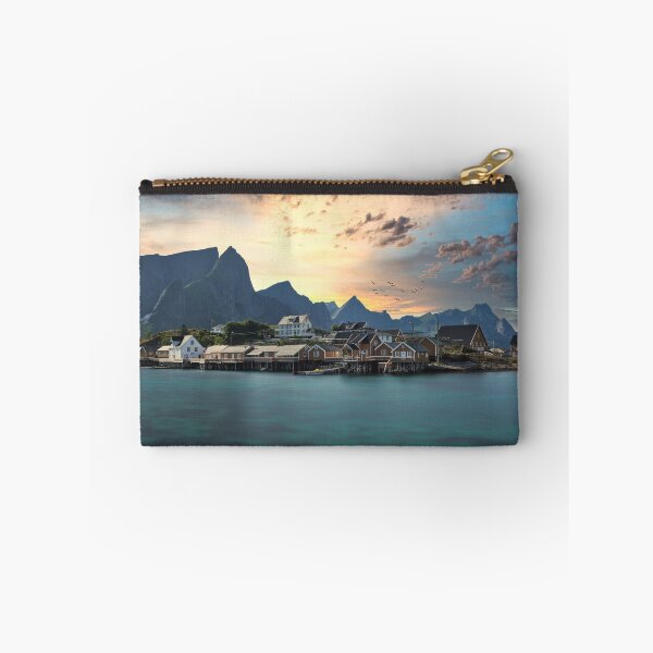 Item preview, sakrisoy fishing village lofoten norway designed and sold by Konstantin Kowarsch.
