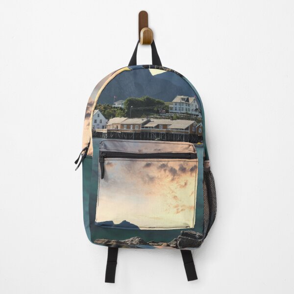 Item preview, sakrisoy fishing village lofoten norway designed and sold by Konstantin Kowarsch.