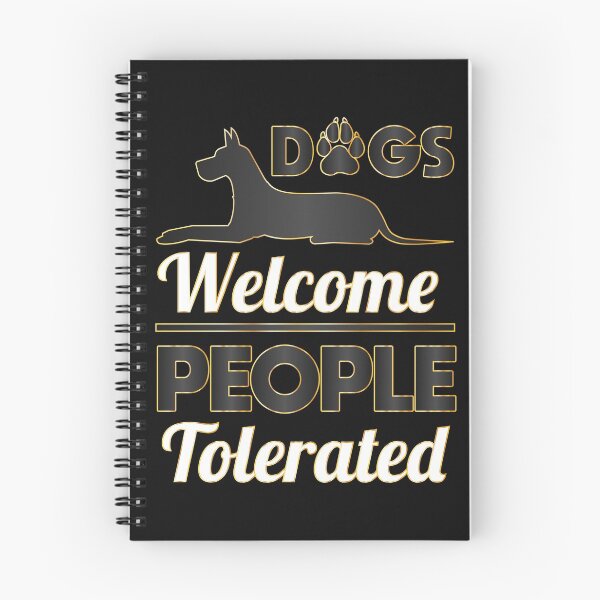 Item preview, Dogs Welcome People Tolerated dogs lovers Gift designed and sold by DrGamyx.