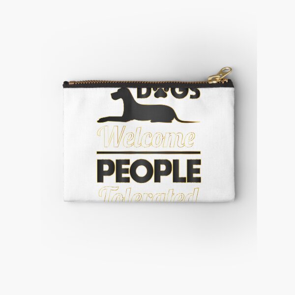 Item preview, Dogs Welcome People Tolerated dogs lovers Gift designed and sold by DrGamyx.