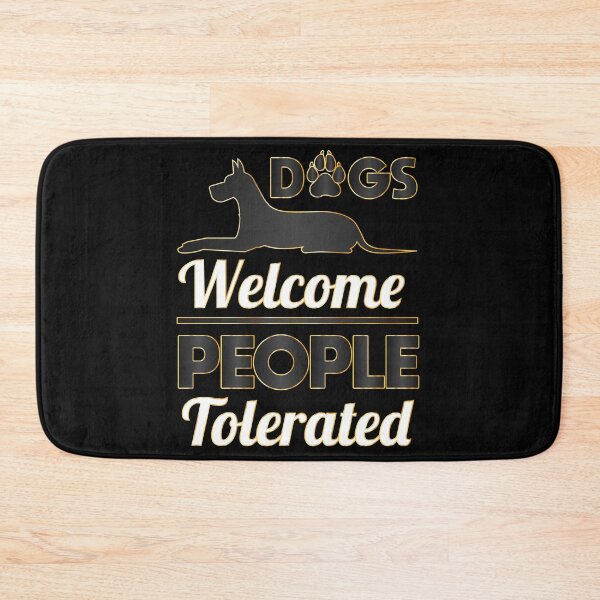 Item preview, Dogs Welcome People Tolerated dogs lovers Gift designed and sold by DrGamyx.