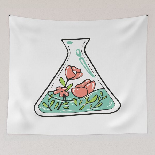 Item preview, Glass Flask With Water And Roses Inside designed and sold by Kaylee Nel.