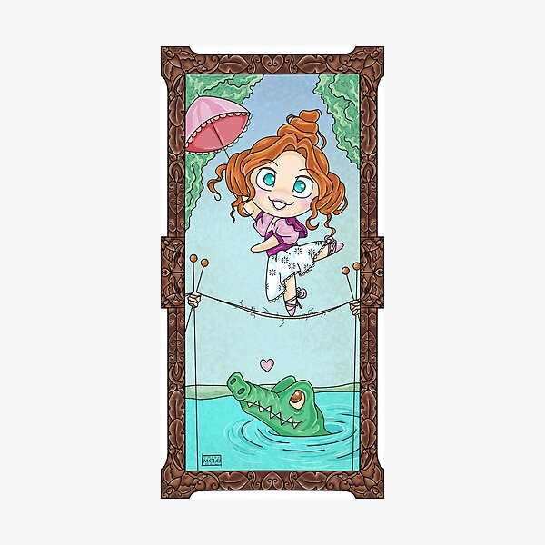 Item preview, Chibi Sally Slater - Tightrope girl - Haunted Mansion designed and sold by ChibiMeloDee.