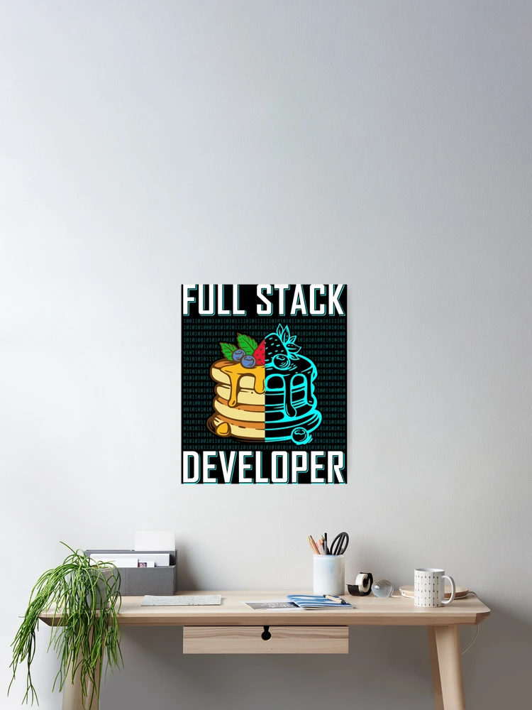 Thumbnail 2 of 3, Poster, Programming T-ShirtFull Stack Developer Funny Programming Computer designed and sold by PatriEva.